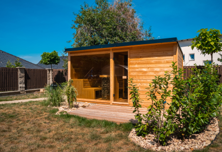 Venkovní sauna, Venkovní sauna s odpočívárnou , Teplice