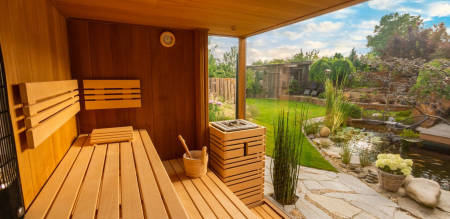 Prosklení venkovních saun