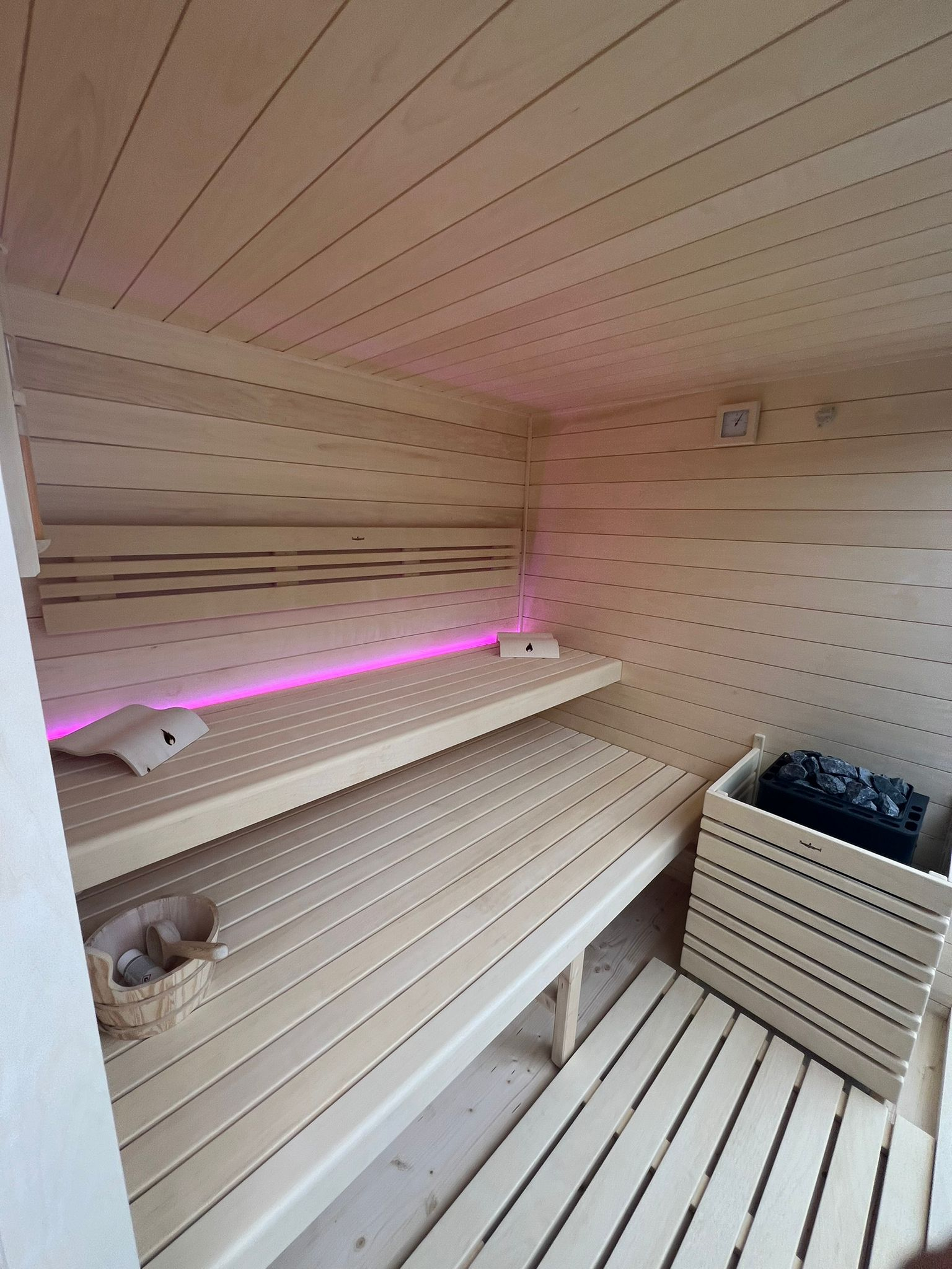 Venkovní sauna, Pinea Mini Most