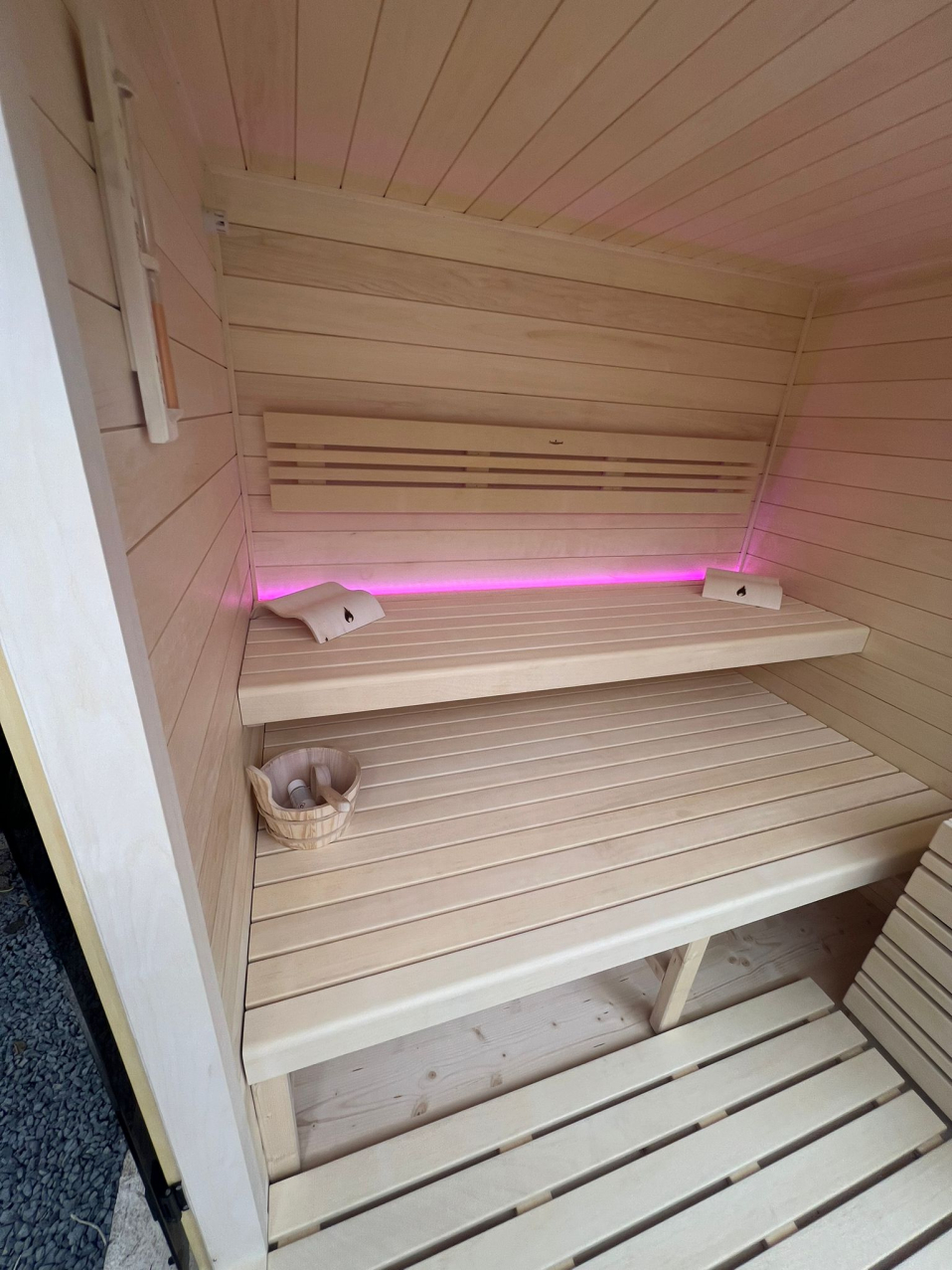 Venkovní sauna, Pinea Mini Most